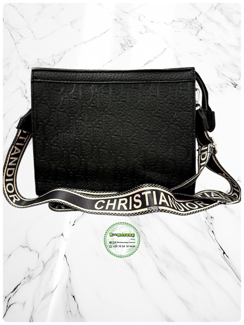 The Duo – DIOR Black Big Backpack & Clutch Bundle