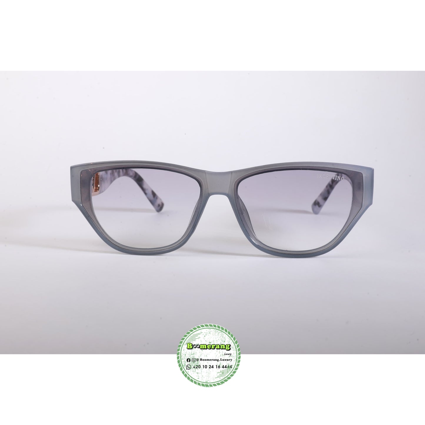 Valentino Sunglasses Gray unisex