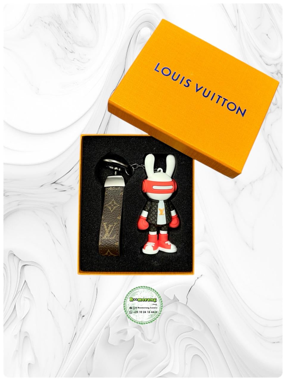 LV Louis Vuitton keychain and Bag charm