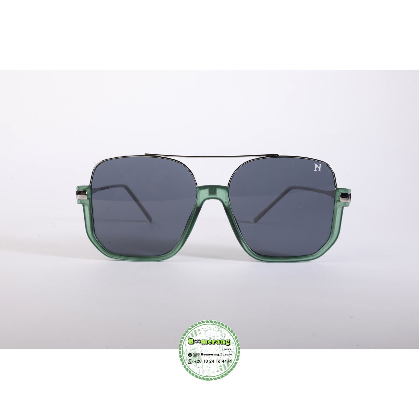 Nest Emerald Edge Geometric Sunglasses