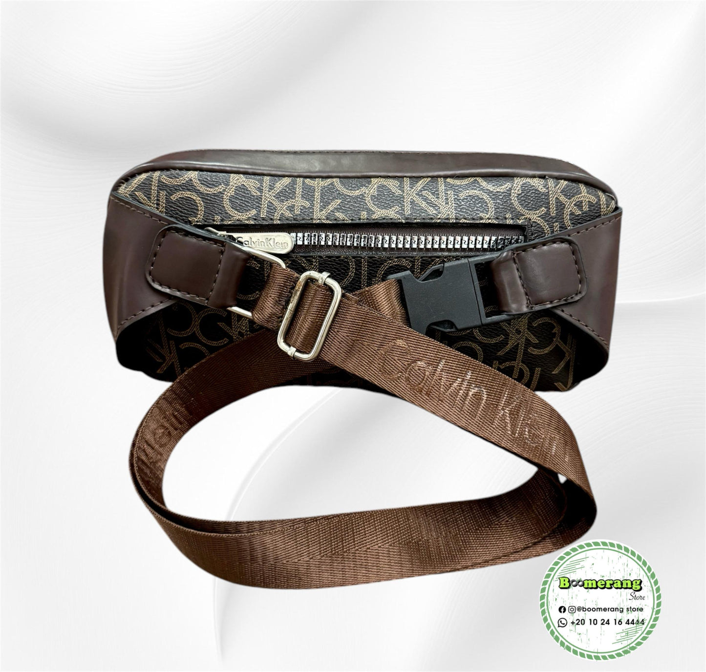 Brown Leather unisex waist / crossbody bag 🔥