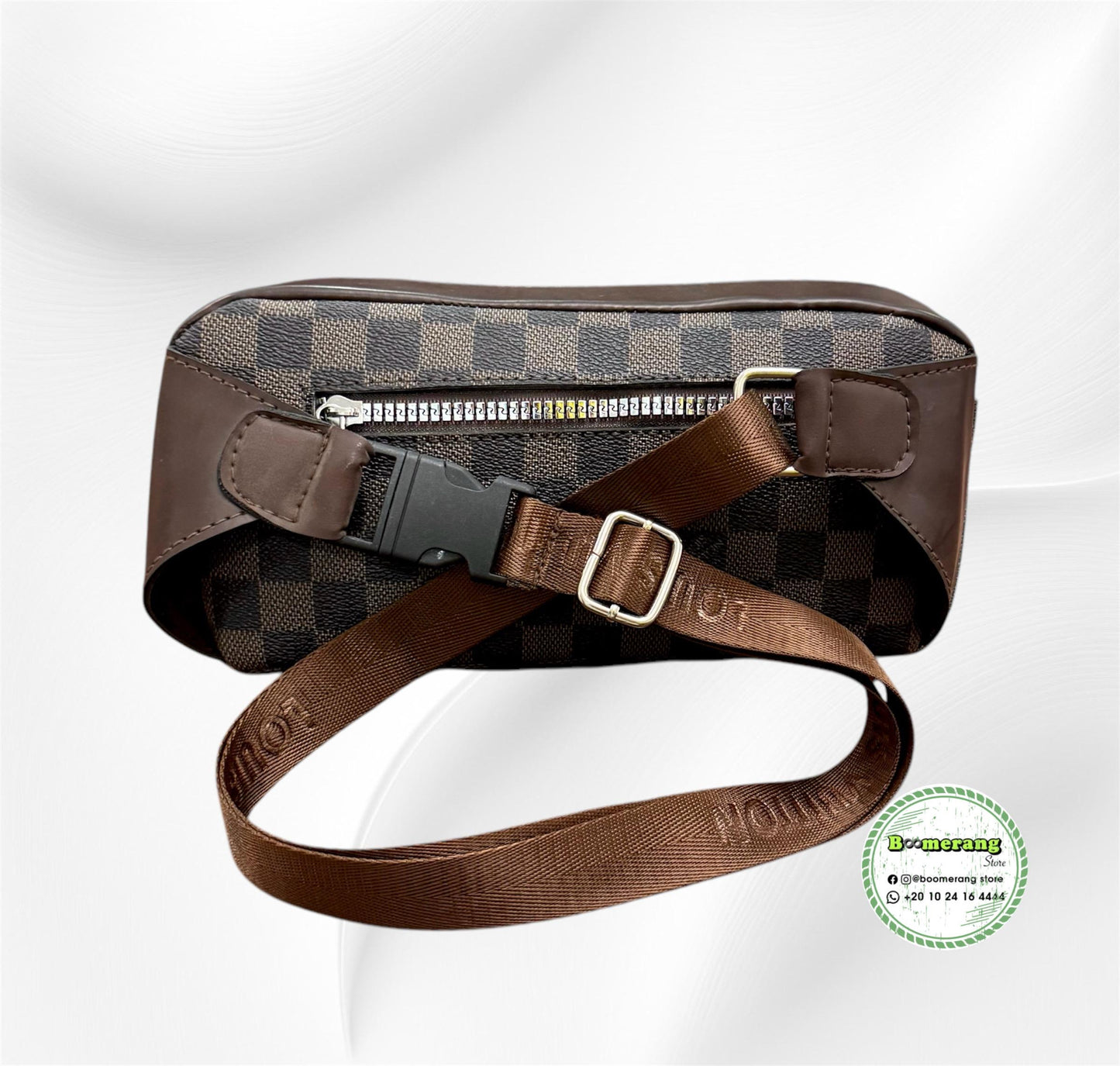 Brown Leather unisex waist / crossbody bag 🔥