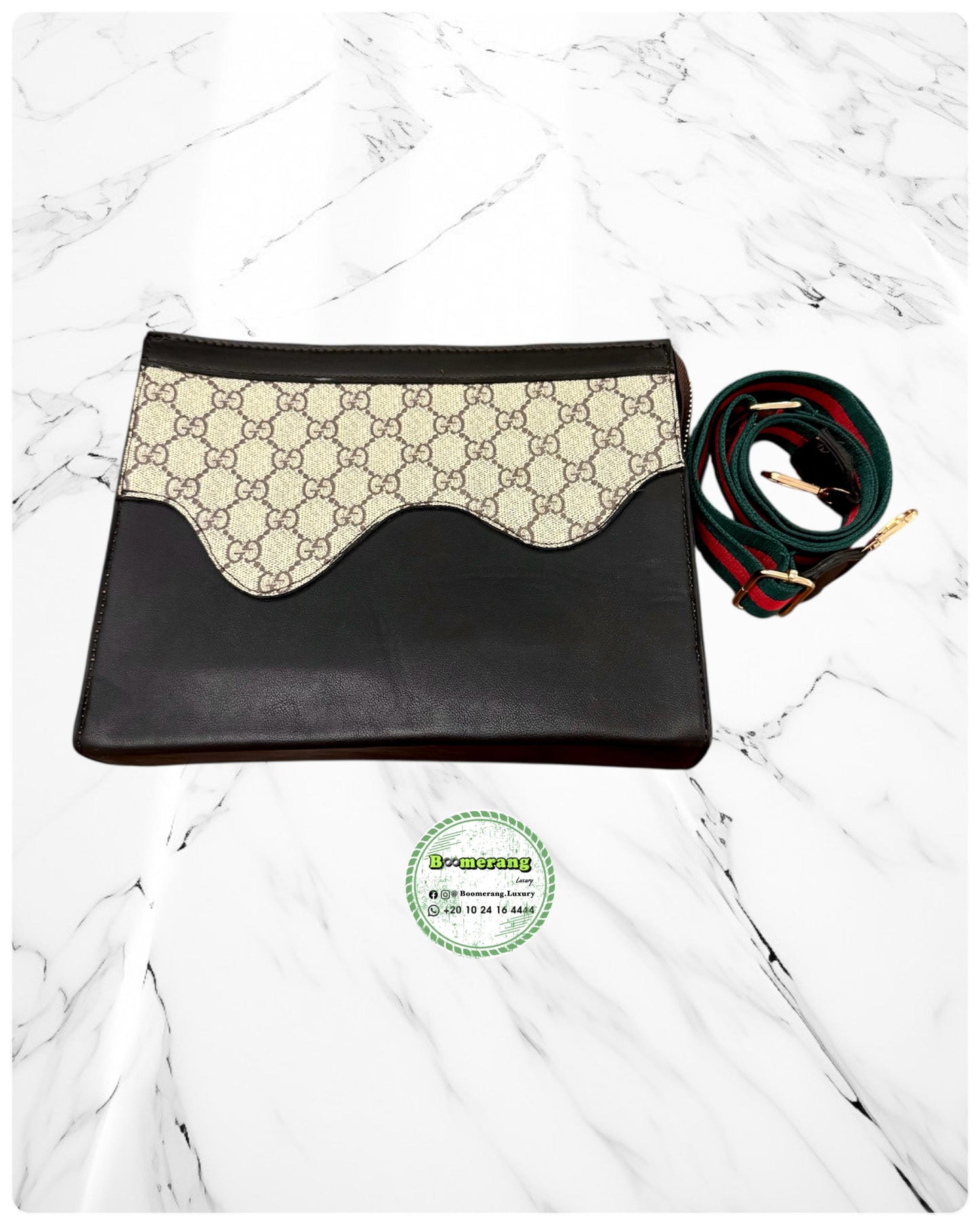 Pochette / Clutch Beige & Brown Bag 🔥