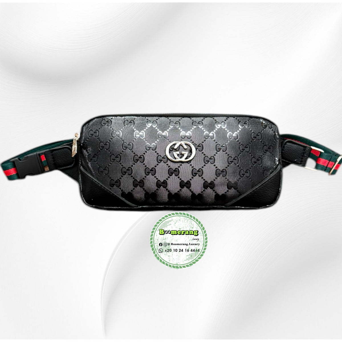 The Move – Gucci Black Backpack & Crossbody Waist Bag Bundle