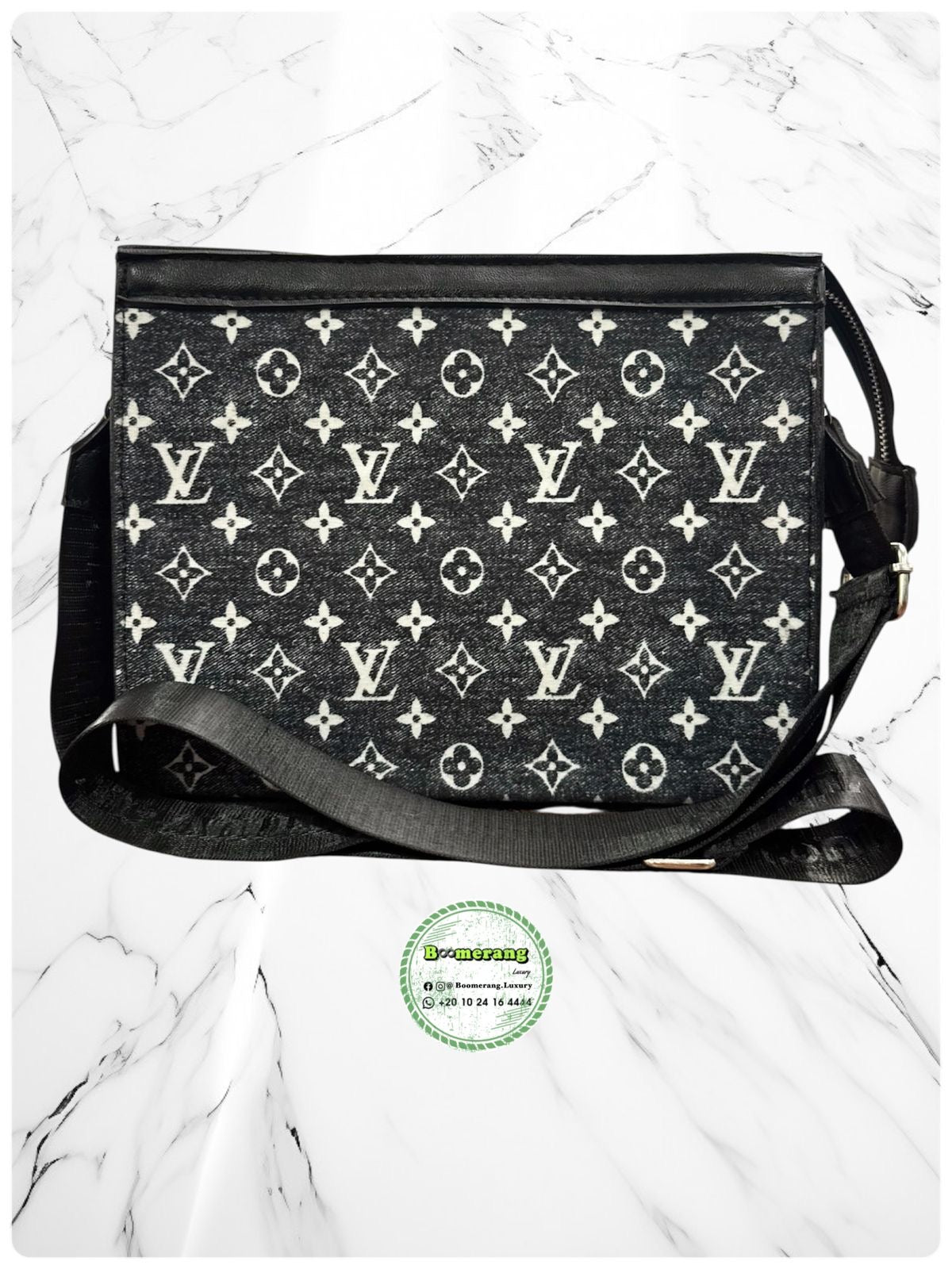 LV Pochette / Clutch Black jeans Bag