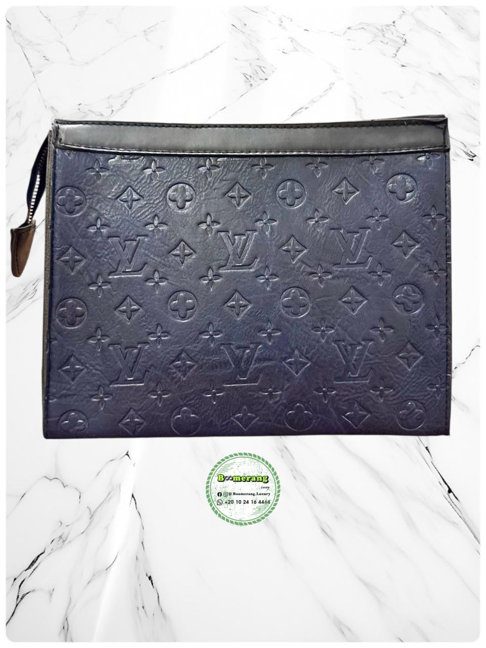 LV Pochette / Clutch Dark Blue Bag