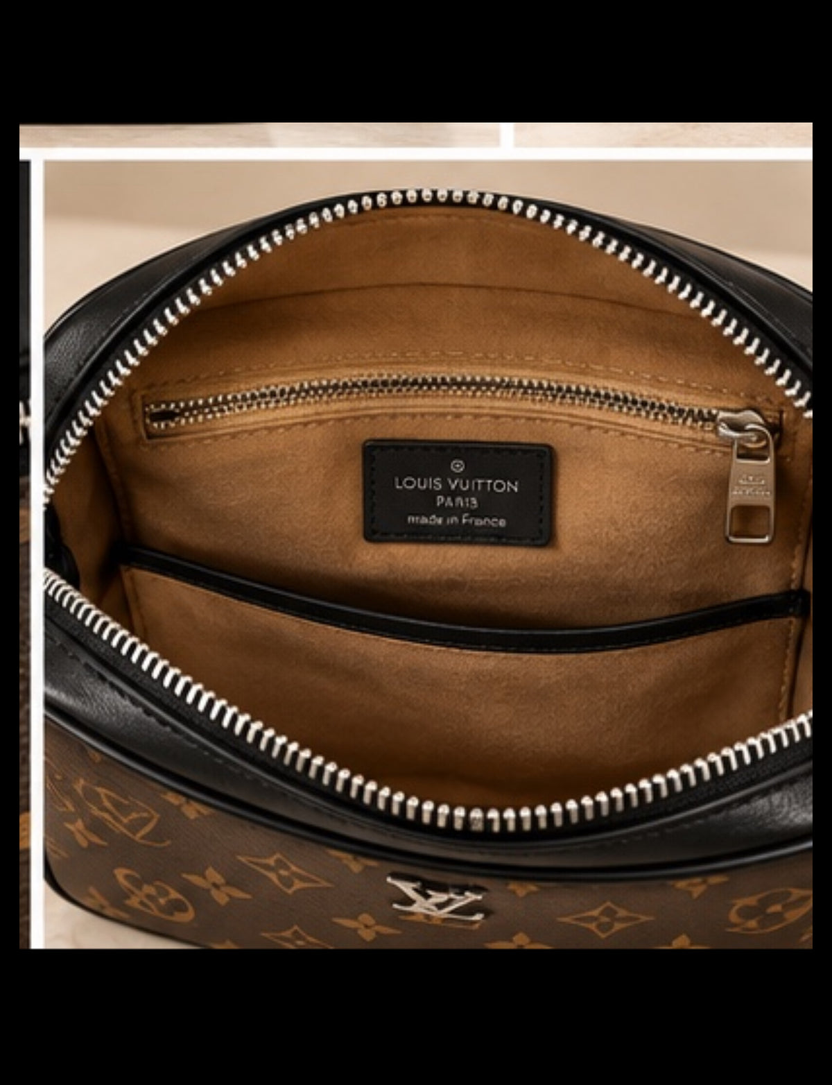 Louis Vuitton LV Brown Luxury Crossbody Bag شنطة Crossbody أصلية بتصميم فاخر وعملي