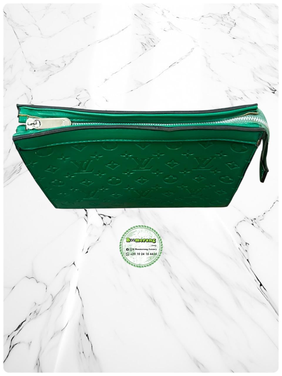 LV Pochette / Clutch Green Bag