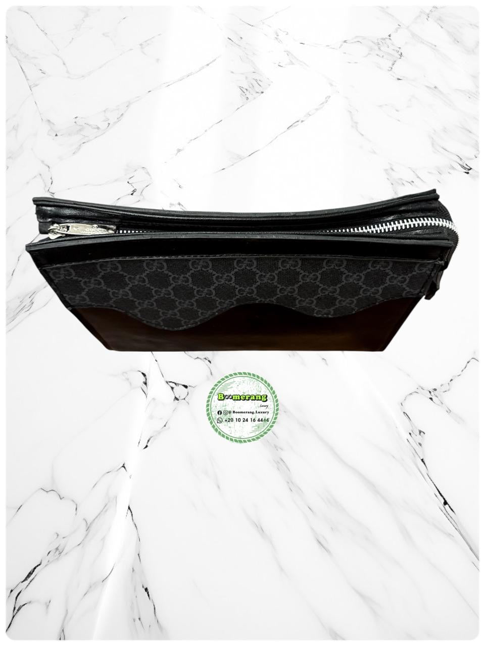 Gucci Pochette / Clutch Black & Gray Bag