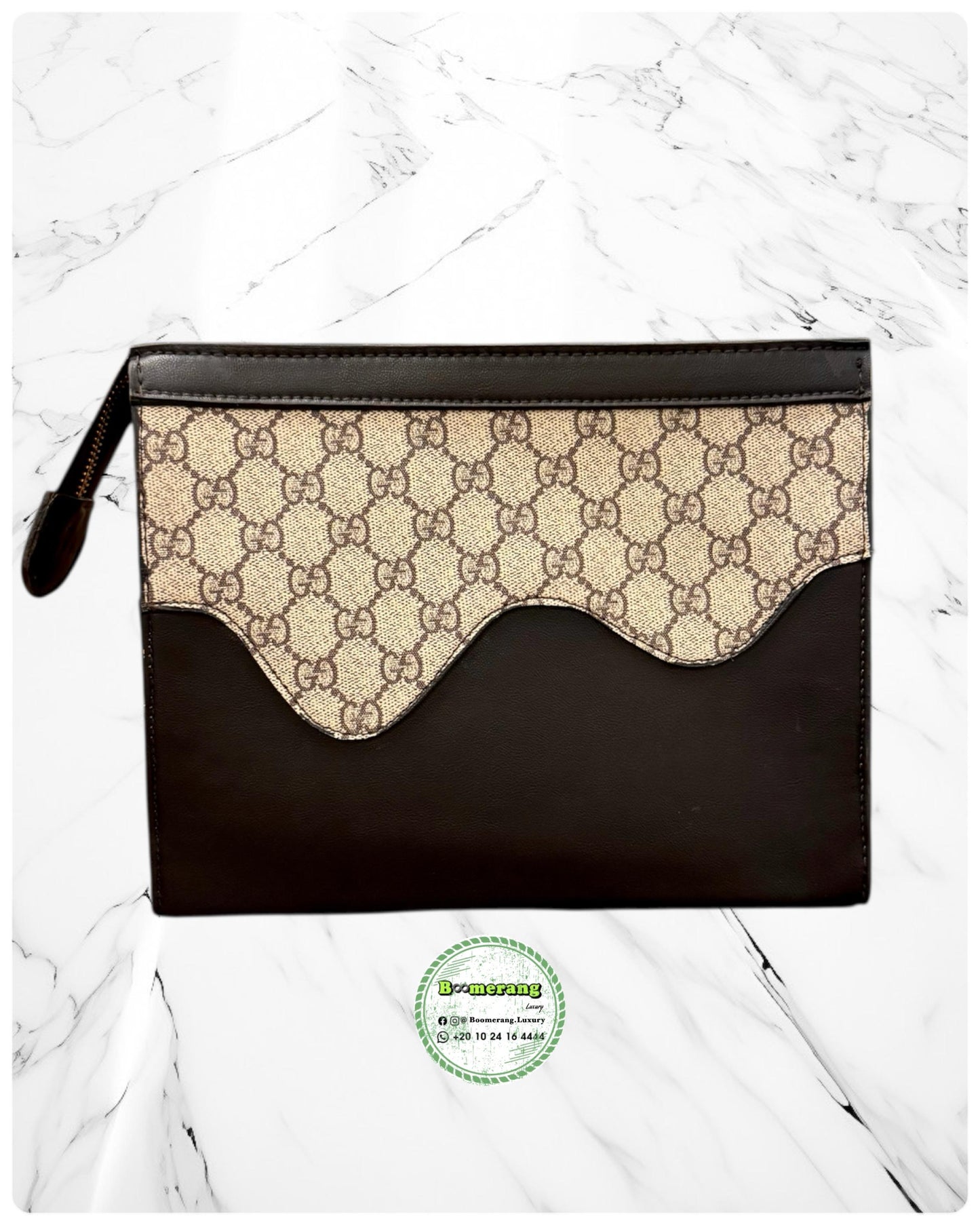 Pochette / Clutch Beige & Brown Bag 🔥