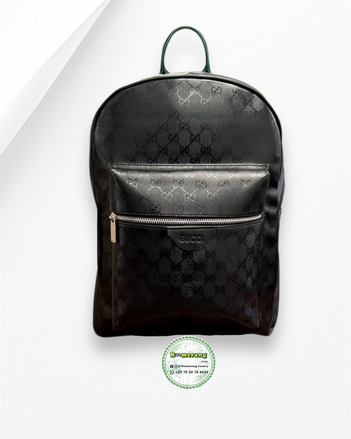 The Duo Mini – Gucci Black Backpack & Clutch Bundle