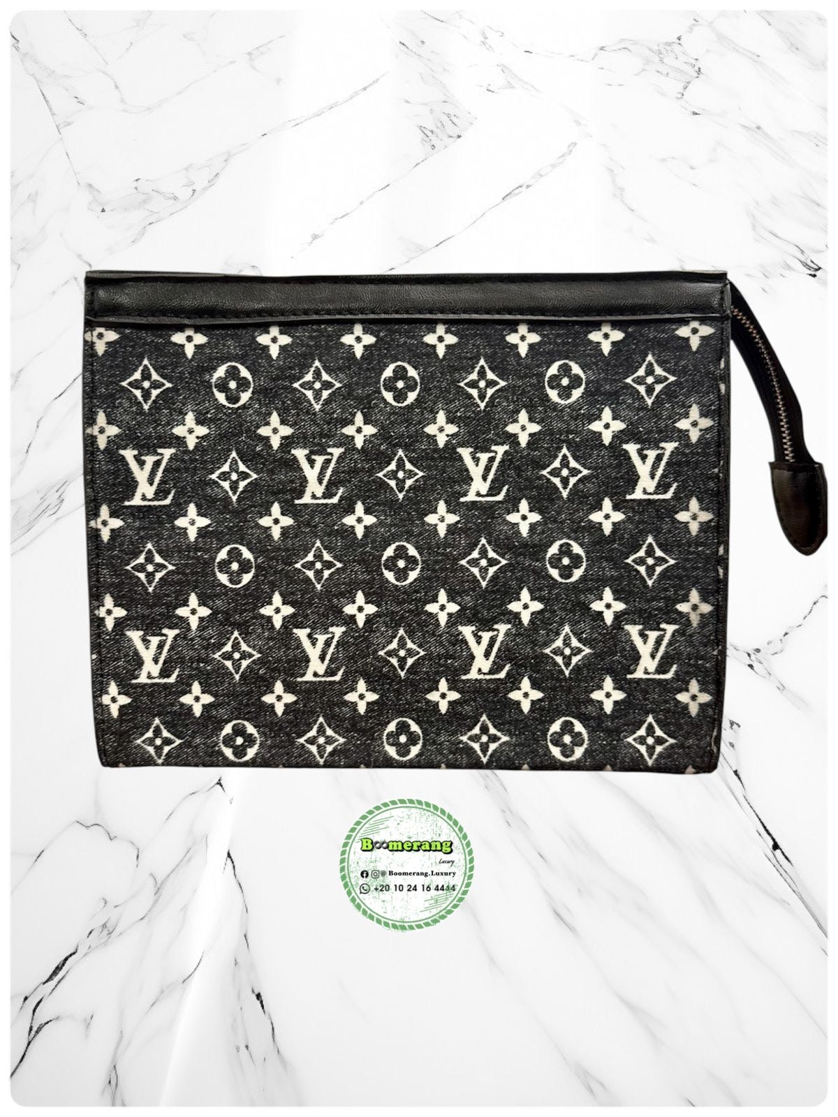LV Pochette / Clutch Black jeans Bag