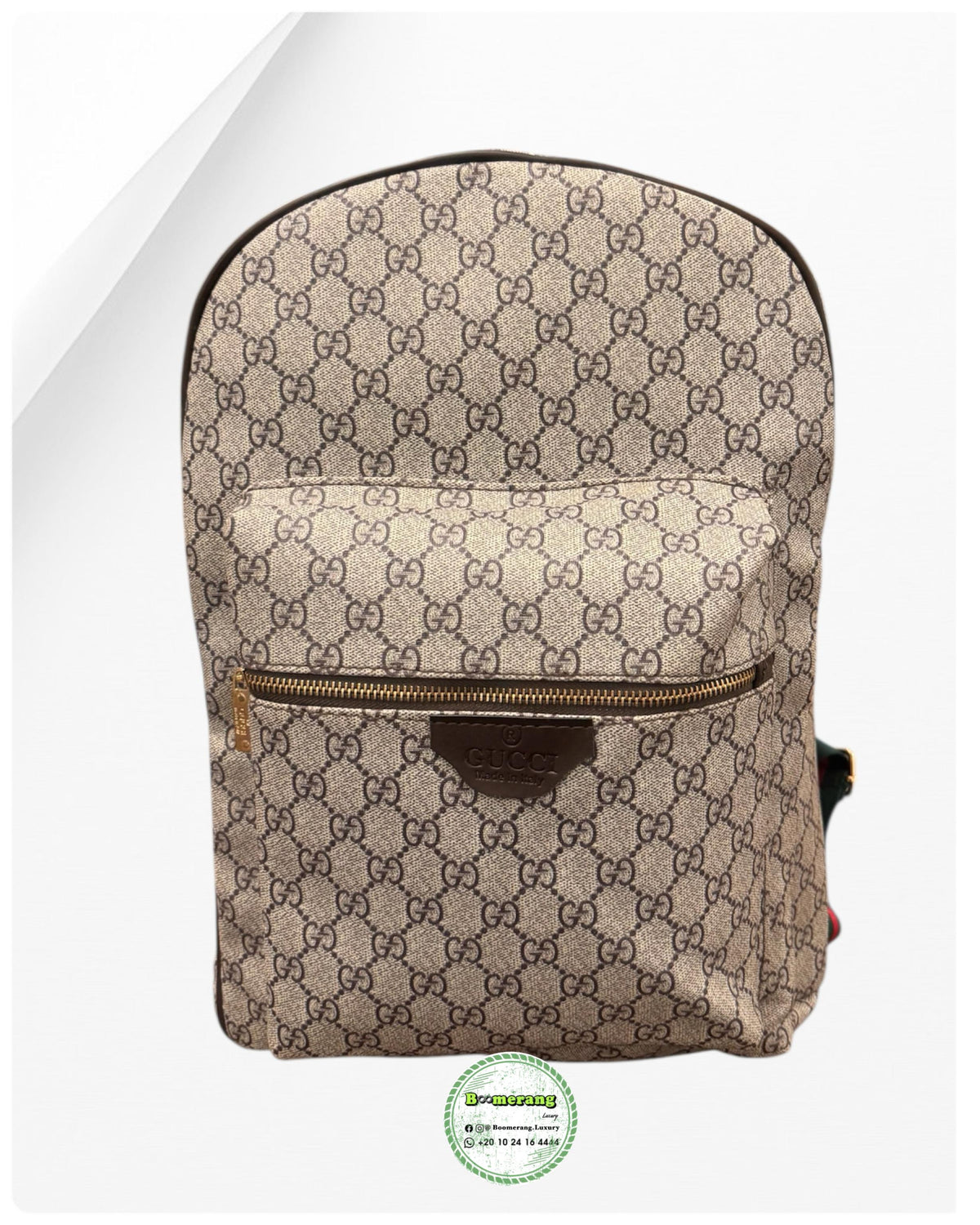 The Duo Mini – Gucci Beige Backpack & Clutch Bundle