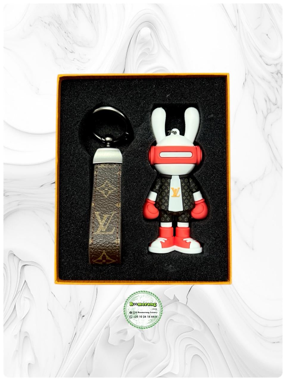LV Louis Vuitton keychain and Bag charm