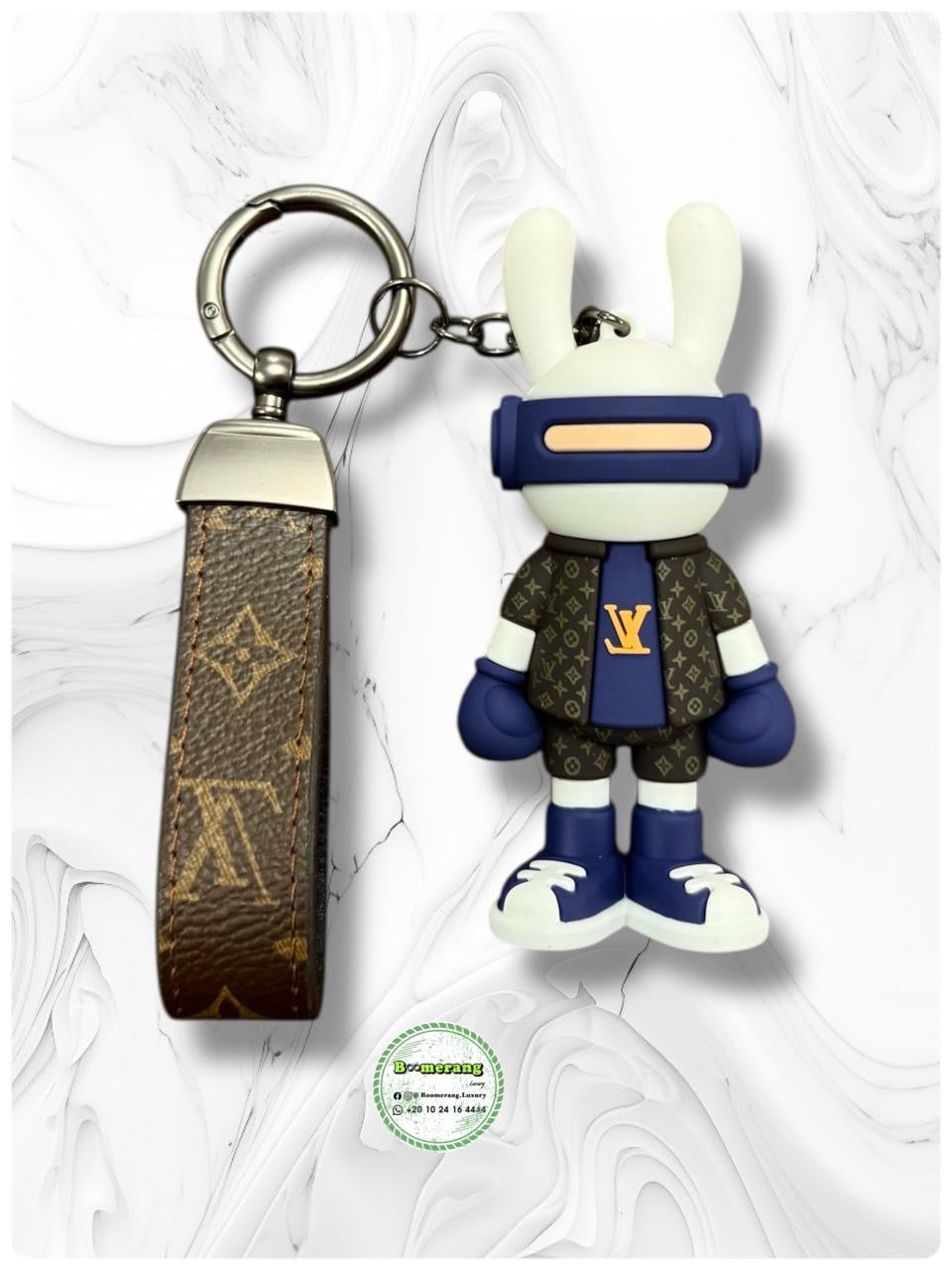 LV Louis Vuitton keychain and Bag charm