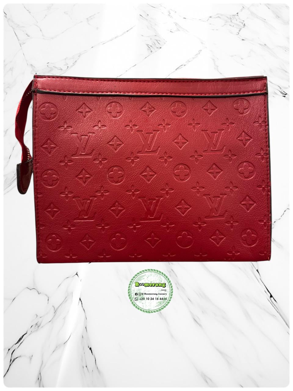 LV Pochette / Clutch Red Bag