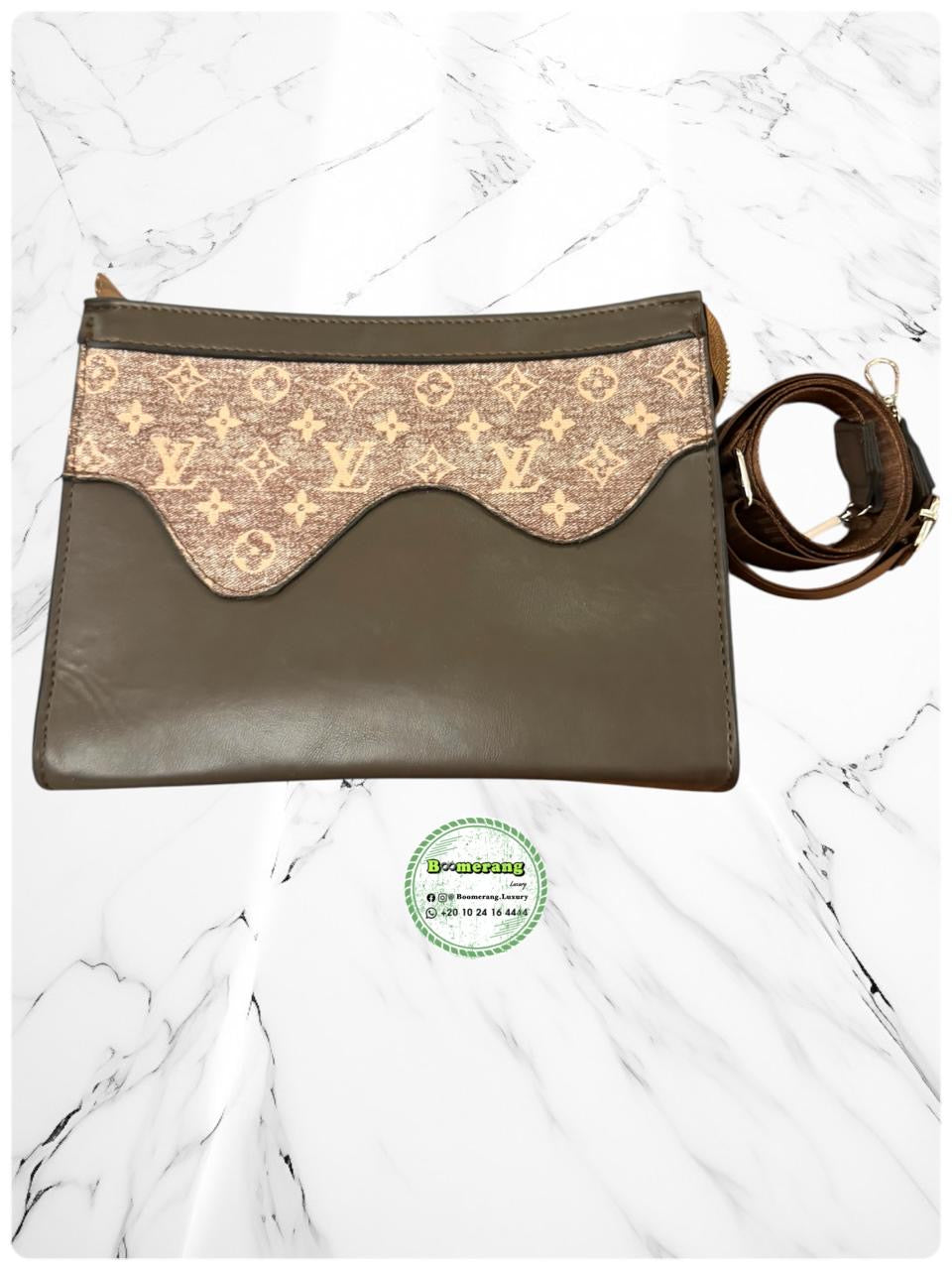 LV Pochette / Clutch Brown jeans Bag