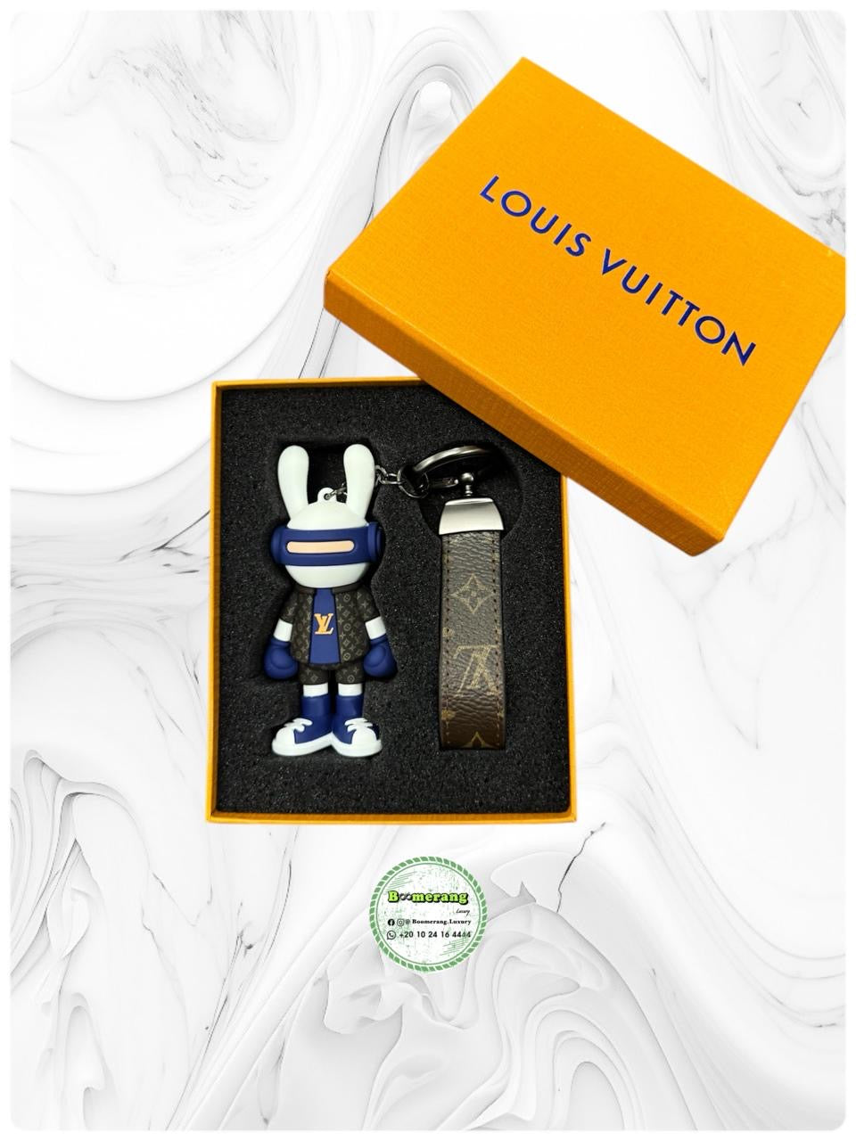 LV Louis Vuitton keychain and Bag charm