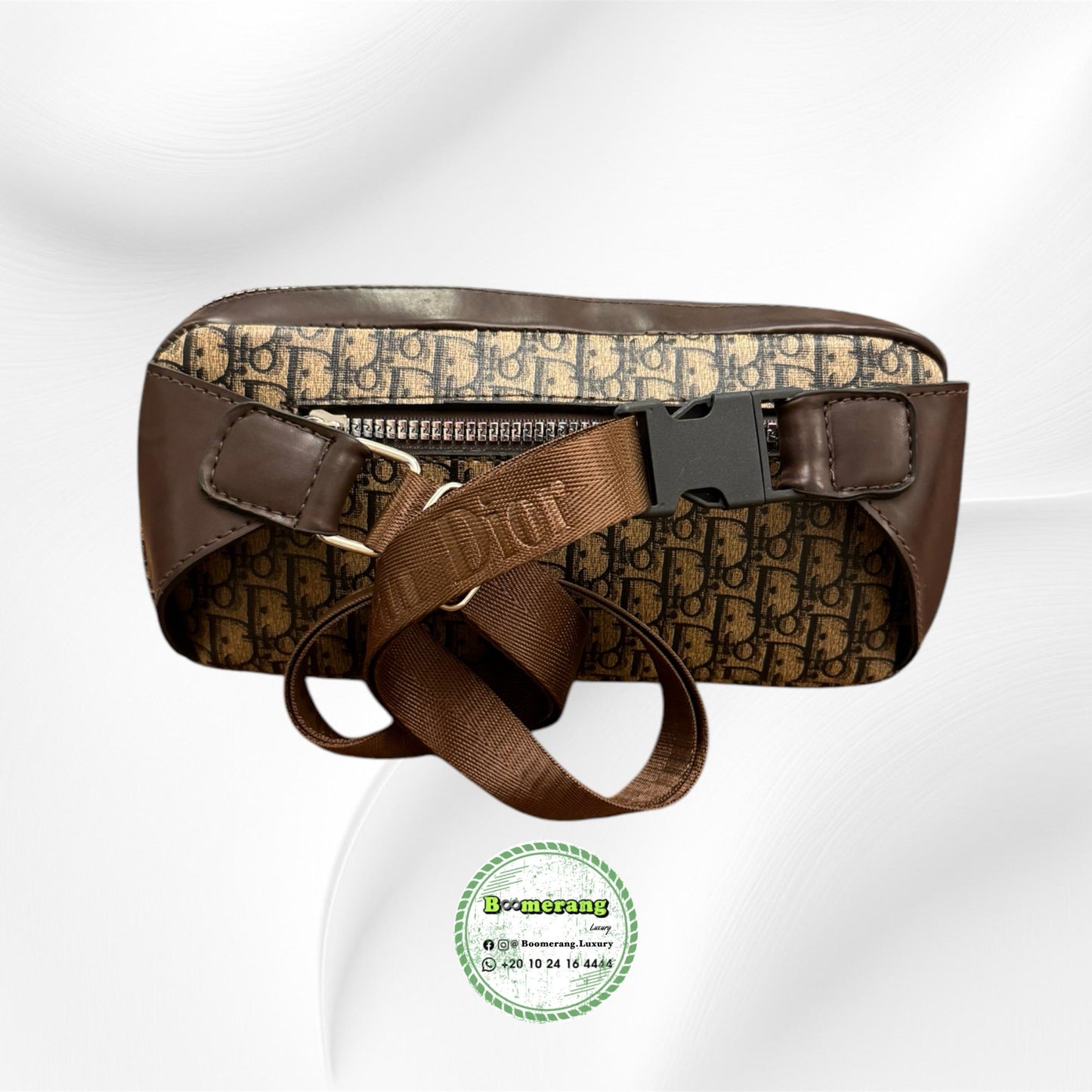 Brown Leather unisex waist / crossbody bag 🔥