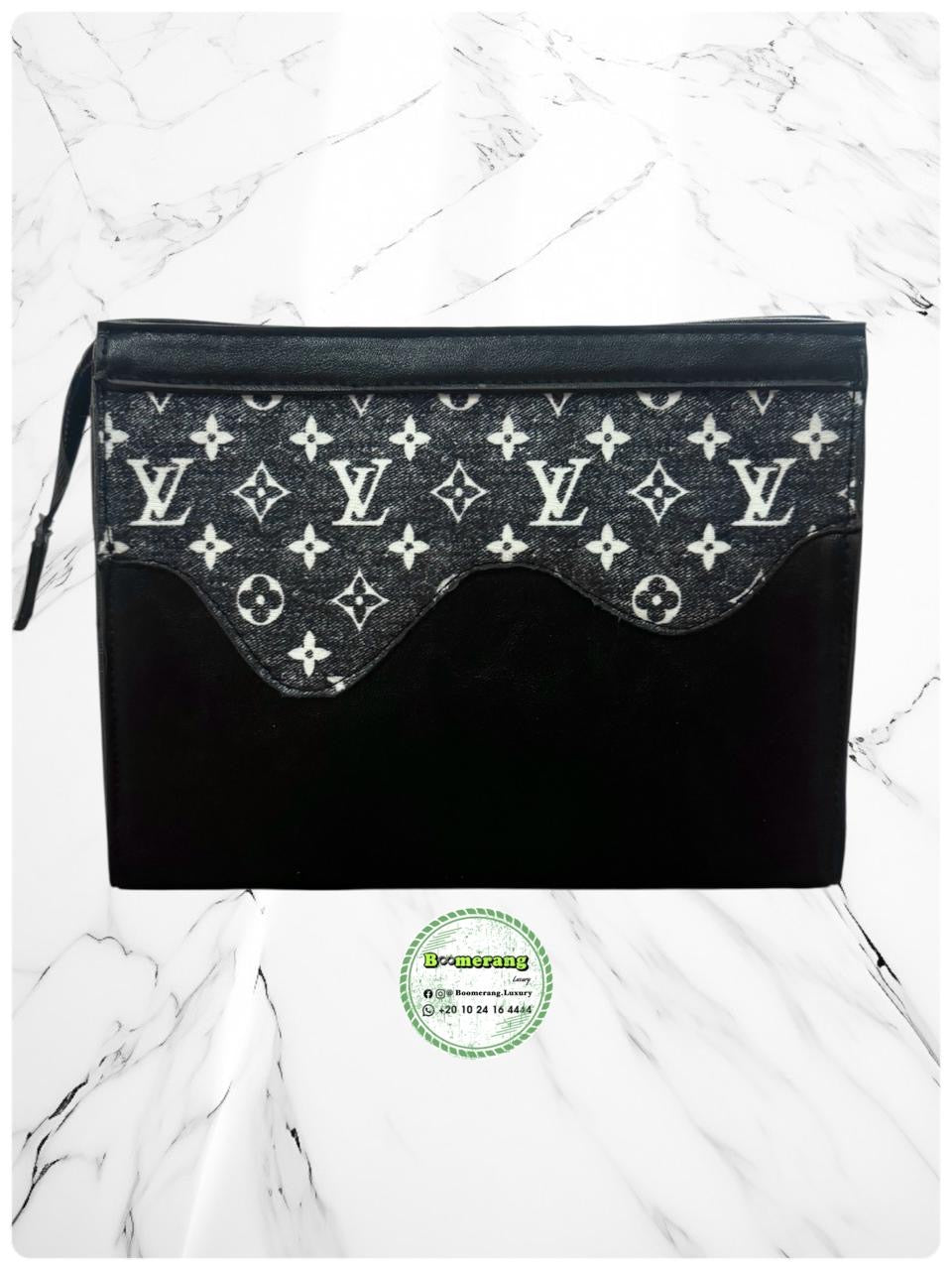 LV Pochette / Clutch Black jeans Bag