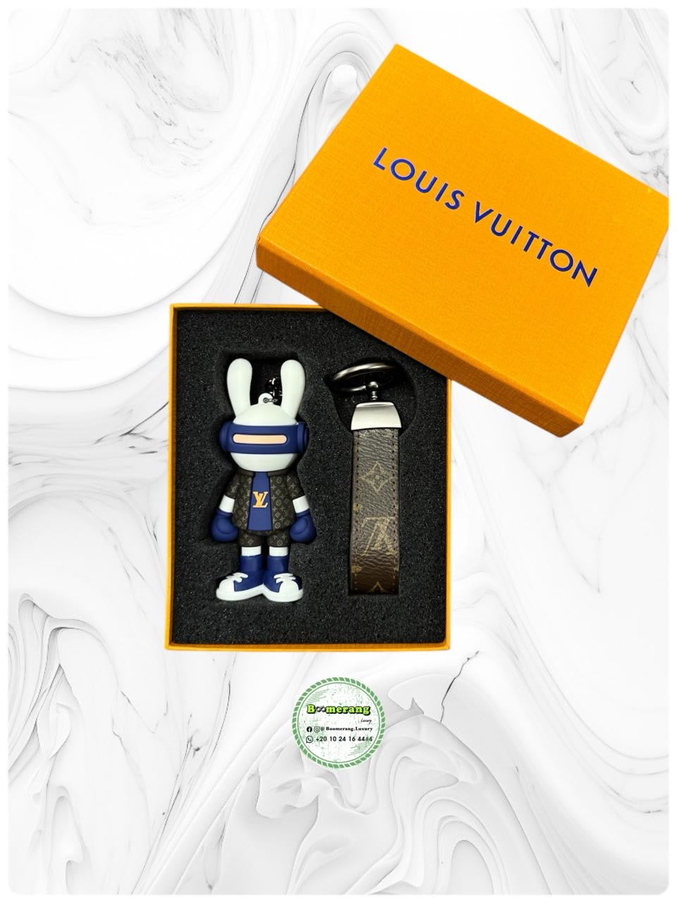 LV Louis Vuitton keychain and Bag charm