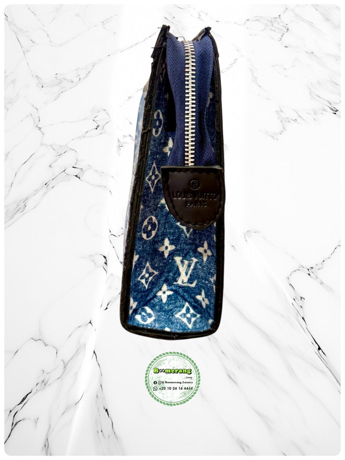 LV Pochette / Clutch Blue jeans Bag