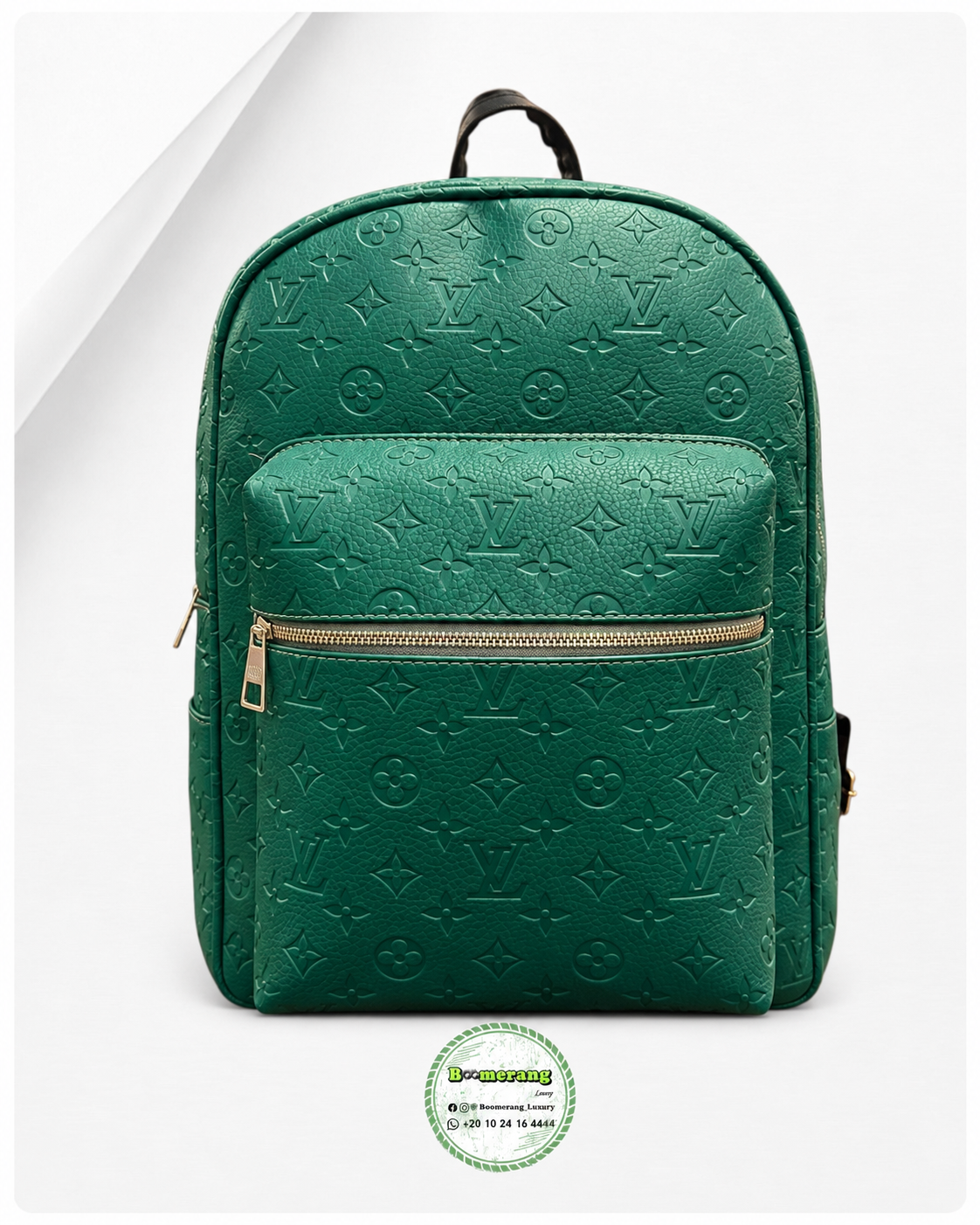 The Duo Mini – LV Green Backpack & Clutch Bundle