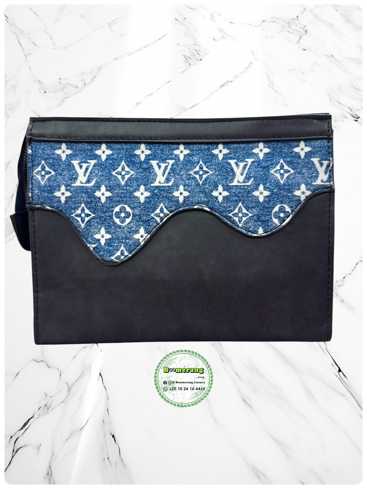 LV Pochette / Clutch Blue jeans Bag