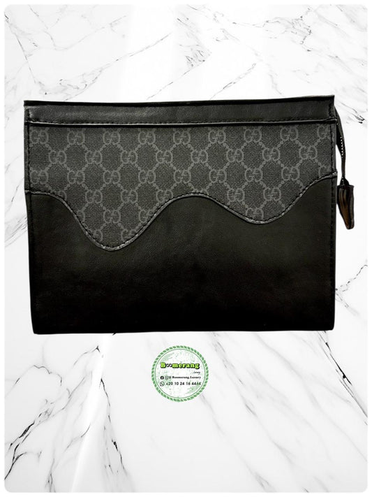 Gucci Pochette / Clutch Black & Gray Bag