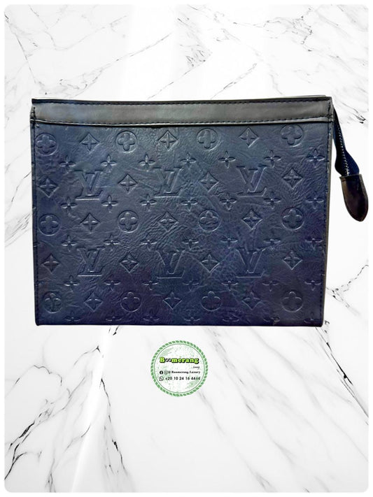 LV Pochette / Clutch Dark Blue Bag