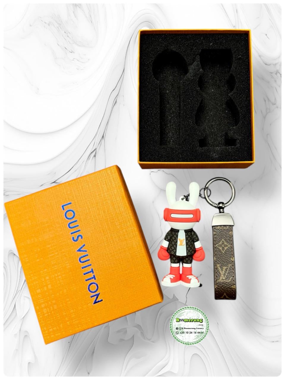 LV Louis Vuitton keychain and Bag charm