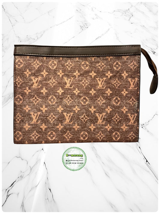 LV Pochette / Clutch Brown jeans Bag