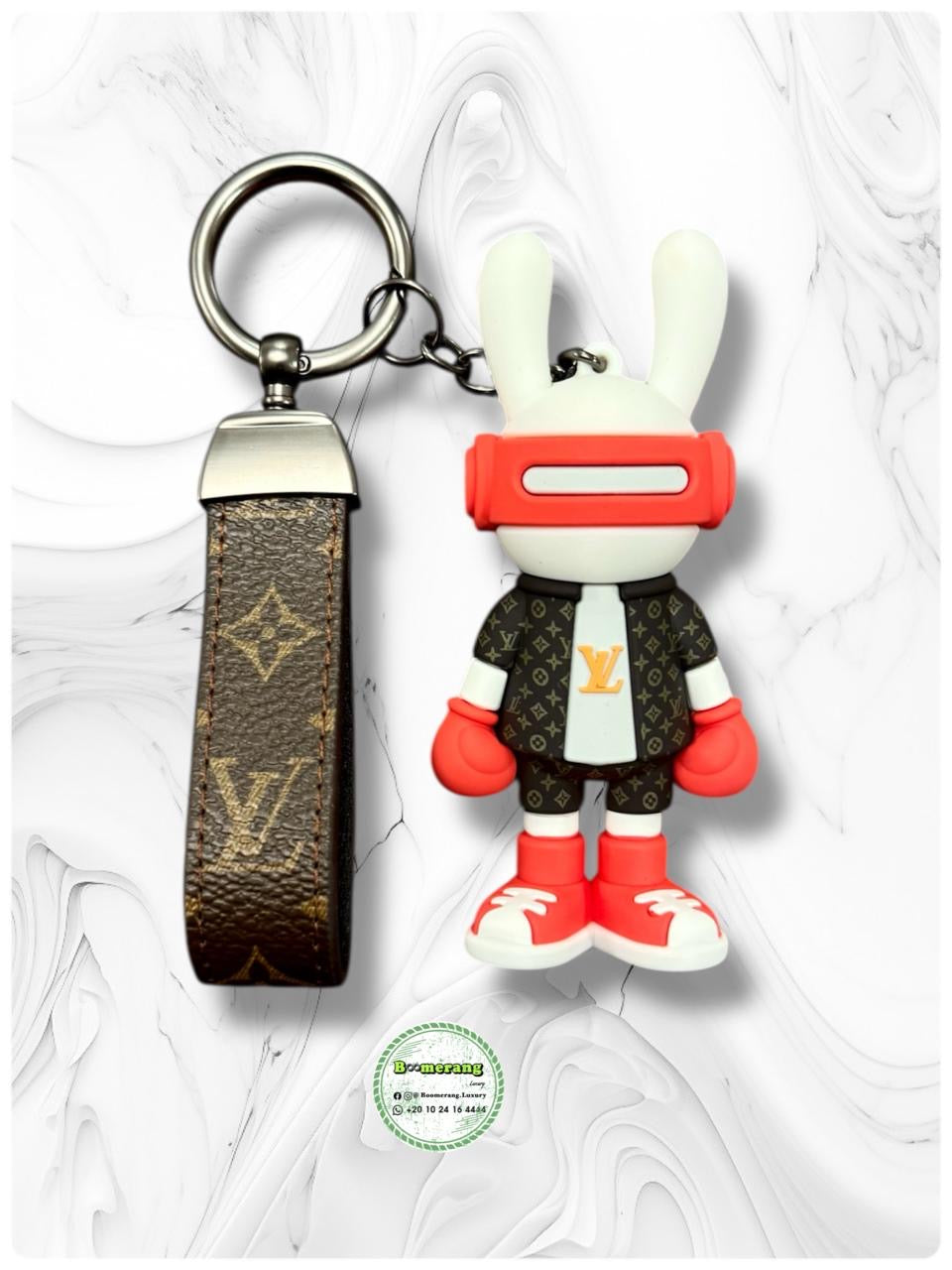 LV Louis Vuitton keychain and Bag charm
