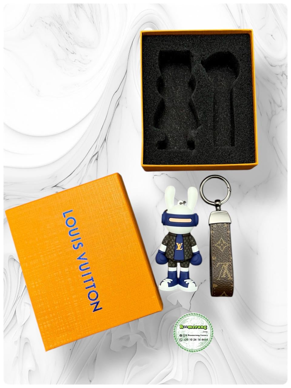 LV Louis Vuitton keychain and Bag charm