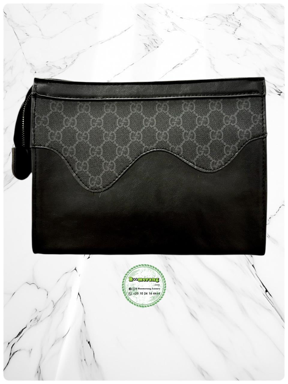 Gucci Pochette / Clutch Black & Gray Bag