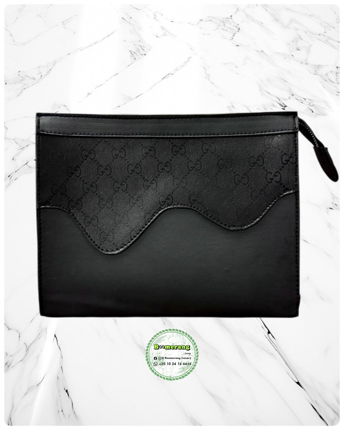The Duo Mini – Gucci Black Backpack & Clutch Bundle
