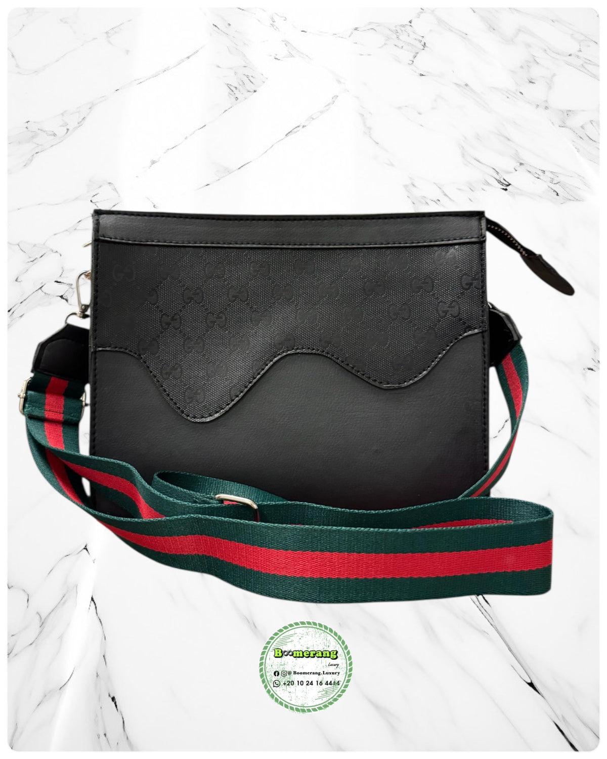 The Duo Mini – Gucci Black Backpack & Clutch Bundle