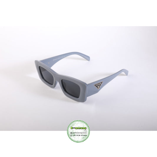 PRADA Sky GRAY Retro Square Sunglasses