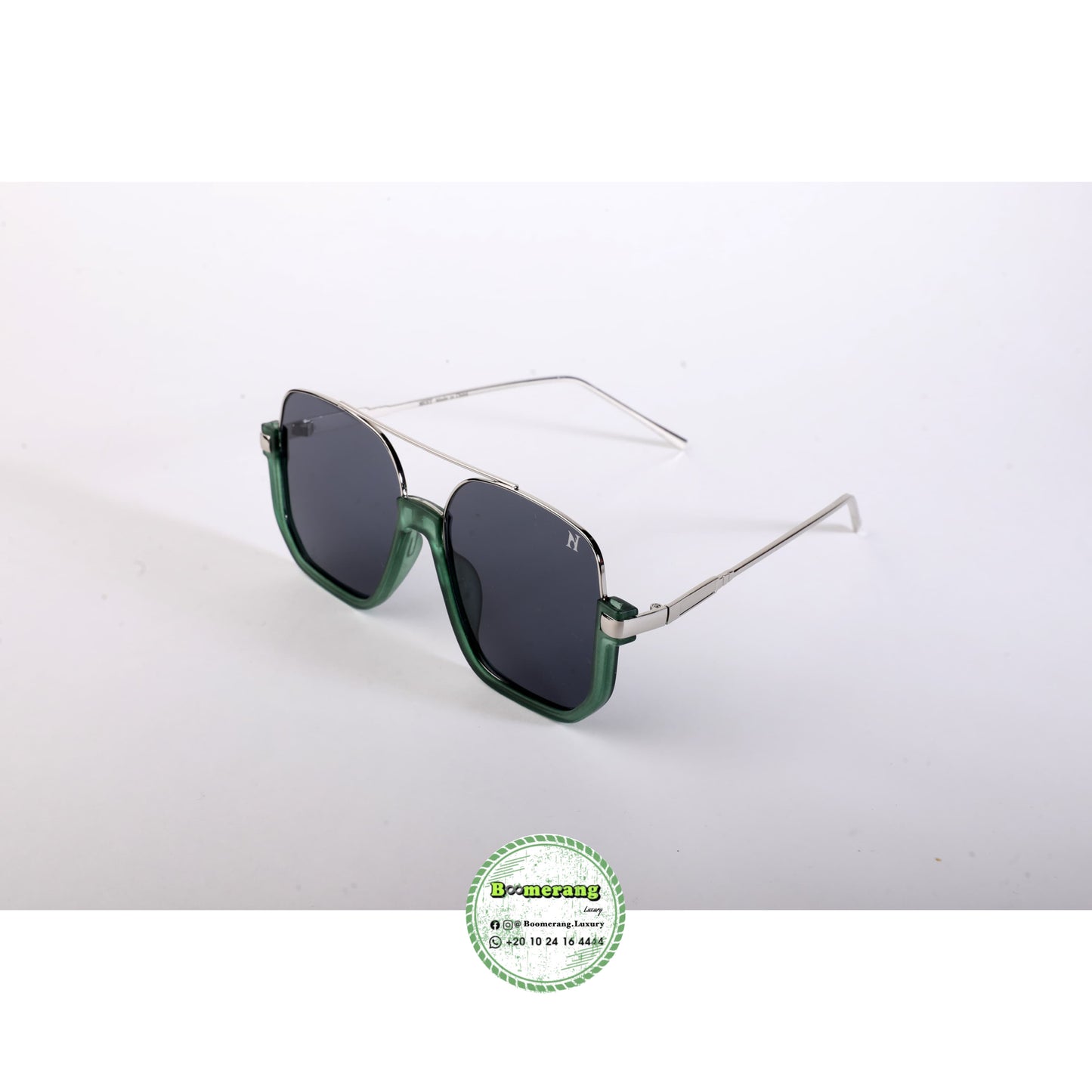 Nest Emerald Edge Geometric Sunglasses