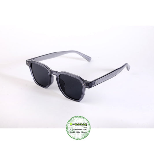 Moscot Urban Smoke Round Sunglasses | Premium Transparent Frame