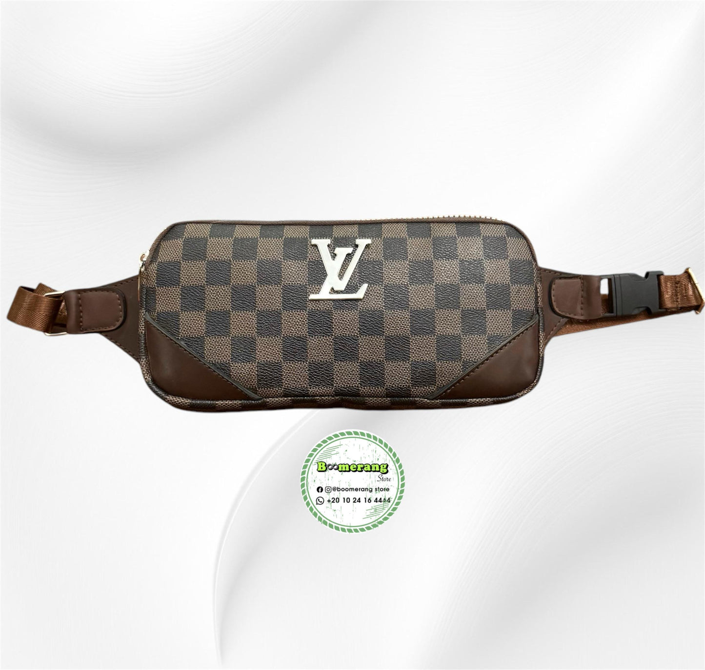 Brown Leather unisex waist / crossbody bag 🔥